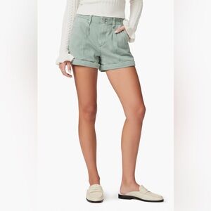 PAIGE Brooklyn High Waist Utility Shorts